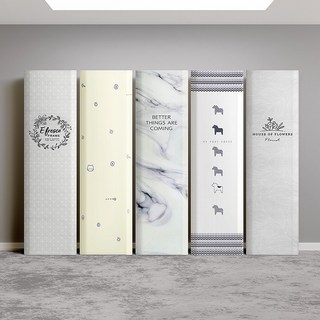 스탠드사각 에어컨덮개 가리개 보관커버 스탠딩 먼지차단 대형, 스탠드사각 마블