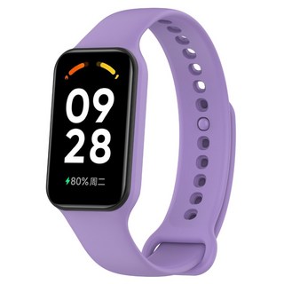小米手環 8 Active 錶帶 腕帶 Xiaomi 紅米手環2 替換腕帶 多色可選, 紫色, 1個