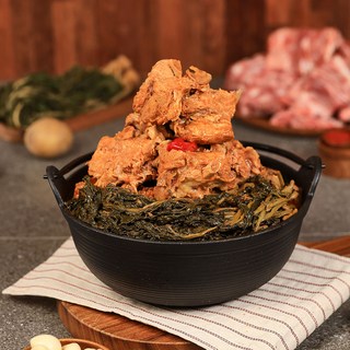 봄날애 감자탕 3Kg 대용량 국산 등뼈 펀치볼 시래기 (실온보관) 캠핑 술안주, 1개