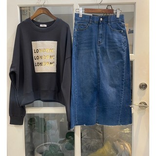 StephenieX 牛仔長裙【現貨中】