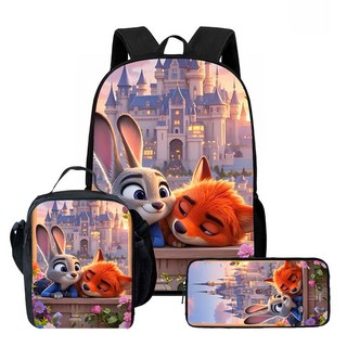 Zootopia 2 瘋狂動物城學生書包 - 簡約舒適雙肩背包, 3PCZA2027