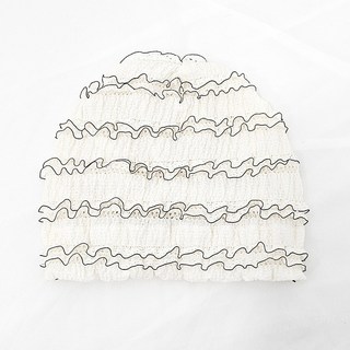 로맨틱 프릴 여성 두건 비니 모자