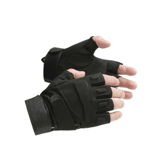 黑鷹戰術手套 全指防滑耐磨 戶外摩托車騎行登山健身通用, 1個, 戰術O記全指 軍綠,M（建議男士手小或女士戴）
