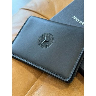 【This is Eddie】Mercedes-Benz 德國賓士博物館專屬 黑色皮革名片夾