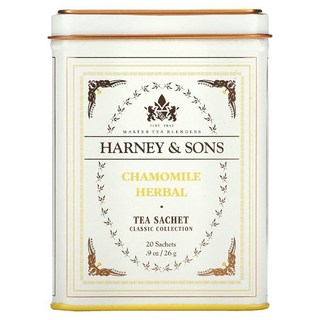 Harney & Sons 파인 티 캐모마일 허브 티백 20개입 26g(0.9oz) 1팩, 26g, 1개
