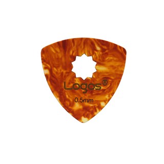 로고스 국산 기타피크 미끄럼방지 홀피크 0.5mm, 1개