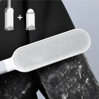 하이호프 옷감 손상방지 보풀 먼지 제거기, 화이트, 1개