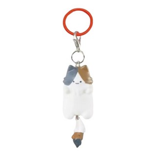 Bright Link 轉蛋 扭蛋 搖搖尾巴喵造型吊飾 貓咪 尾巴 吊飾 公仔 全5款, 1個, C款/三花貓