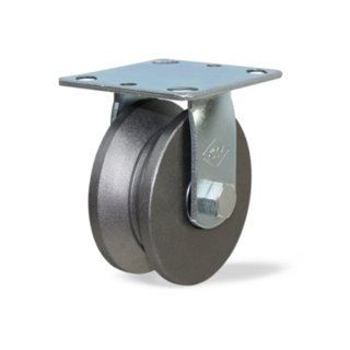 KCCY 앵글바퀴 4인치 V 앵글로라 레일바퀴 주철바퀴 1년품질보증, 1개