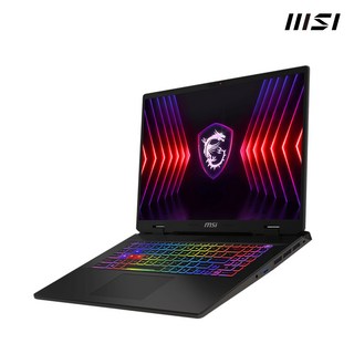 MSI Sword 17 HX B13VGKG-i9 윈도우11 QHD 인텔 i9 13980HX RTX 4070, WIN11 Home, 32GB, 1TB, 블랙