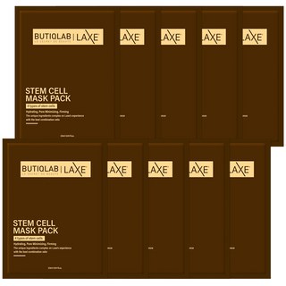 렉스 스템셀 진정 수분 미백 줄기세포 마스크팩, 1개, 10개입