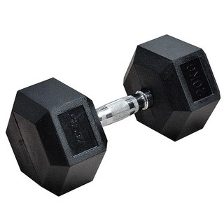 [star] 고무 육각 아령 1~10kg 육각덤벨 6각 강철파이프, 20kg, 1개