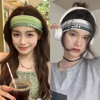 運動健身髮帶跑步吸汗止汗止汗頭瑜伽導汗頭巾束髮, 1個, 【吸溼透氣+四季同意+高彈貼合】,無鬆緊髮圈一個