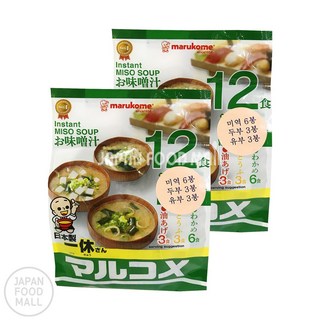 마루코메 잇큐상 즉석미소 겐넨 12식, 186g, 2개