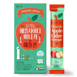 義大利產蘋果醋隨身包, 225ml, 1個