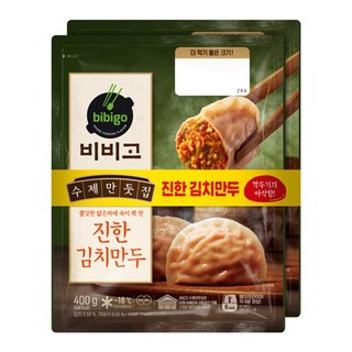 [CJ] 비비고 수제진한김치만두, 400g, 6개