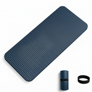 모션웰 필라테스 강사가 판매하는 두꺼운 팔꿈치 요가 매트, 블루, 1개