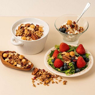 저탄고지식단 키토한입 그래놀라 시리얼 저당 아침간편식, 단품, 단품