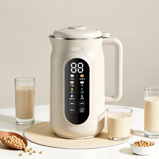 ROUUO 스마트 스테인리스 두유제조기 대용량 이유식 죽 제조기, 836k