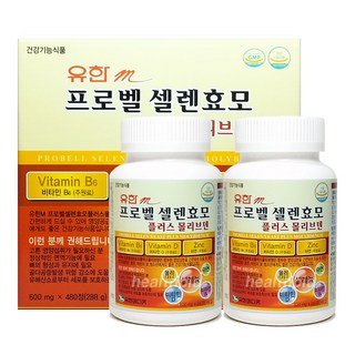 유한m 프로벨 셀렌효모 플러스 몰리브덴 480정 (휴대용약통 증정), 1개