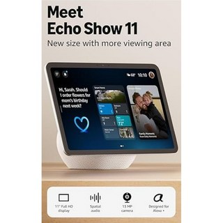 Amazon Echo Show 5 8 11 15 聲控螢幕 智慧家電 語音, Echo Show 11白