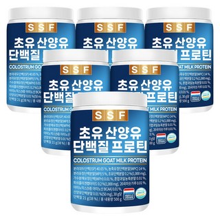 순수식품 초유 산양유 단백질 프로틴, 500g, 6개