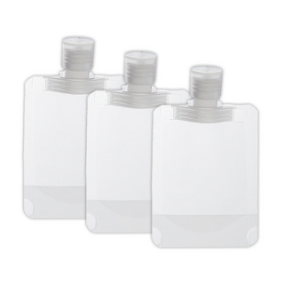 旅行便攜分裝瓶 防漏 萬用 沐浴乳液分裝, 50ml, 3件, 透明