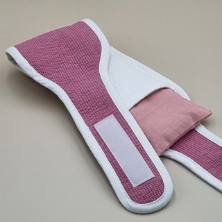 한영네이처 팥 편백 비염 눈찜질팩 밴드형, 다홍