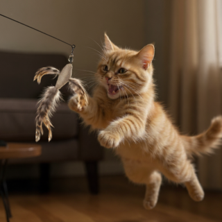 고양위들 고양이 리얼 버드 장난감 1세트, 1개, 리얼버드