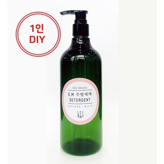 [더위치] 더위치 1인 DIY 이엠주방세제만들기키트 500ml 비대면교육 천연주방세제, 1개