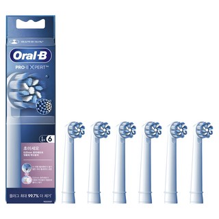 Oral-B 歐樂B Pro Expert超細毛刷頭組 EB60X 白色 6入