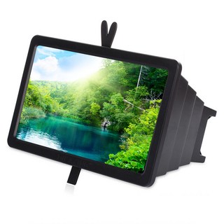 자바라 터널형 스마트폰 확대스크린 4배 거치형 돋보기 블랙