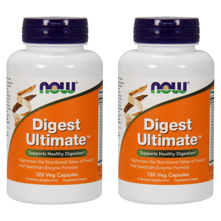 NOW Foods Digest Ultimate綜合酵素素食膠囊, 120顆, 2罐