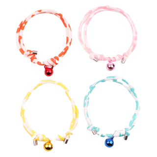 하니펫 반려동물 예쁜 면매듭B 방울 목걸이, 1개, 민트