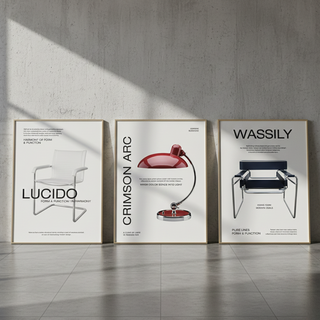 컨티뉴 미드센추리 B 3종 프리미엄 포스터 세트 A3