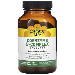 컨츄리라이프 코엔자임 비타민B 콤플렉스 120베지 캡슐, 1개, 120정