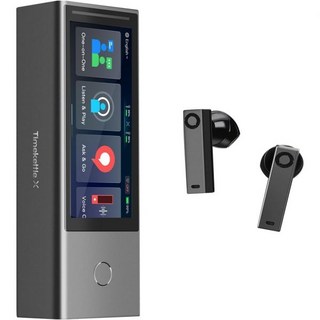 타임케틀 X1 AI 통역 허브 40개 언어 양방향 번역 장치로 최대 50명 사용자 지원. 비즈니스 초중등 교육 실시간 다국어 연설에 적합, 블랙 실버