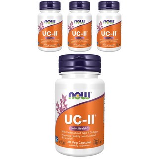 NOW Foods UC-II素食膠囊, 60顆, 4罐