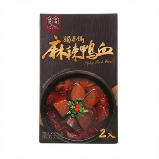 福忠字號麻辣鴨血獨享鍋2包入/盒，超取最多4盒，購滿地道風味。, 1個