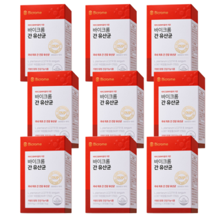 바이크롬 간 유산균 간과 장 듀얼 케어 개별인정원료 5중 기능성 알콜성 간손상 간 피로, 3개, 90회분