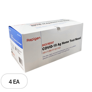 래피젠 코로나 자가진단 검사키트, 20개입, 4개