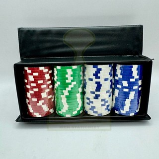 好夾文具 加重雙色籌碼 籌碼 數字籌碼 塑料幣 撲克牌 麻將 籌碼 德州撲克 桌遊 台灣製 過年, 1個, 紅色、綠色、白色、藍色