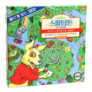 이부 스파팅톤 보드게임 한글판 숨은그림찾기 1-6인 유아 초등 선물, 1개