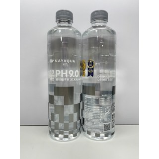 NAYAQUA 鹼性離子水 PH9.0 600ml, 24個