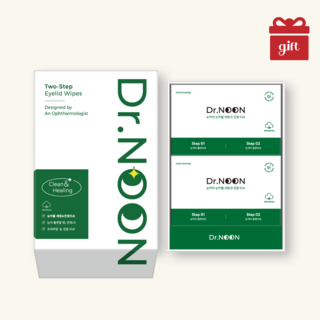[선물박스 증정] 눈닥터 클린 2개 눈꺼풀 클리너 미세먼지 마이봄샘 다래끼 눈건강, 40매입