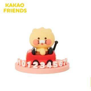 KAKAO FRIENDS 春植 萊恩汽車停車電話牌 可愛造型 方便停車 汽車裝飾, 1個