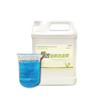 晶凝生技 瞬效浴廁清潔劑 鹼性配方瓦解髒污 馬桶清潔劑 磁磚清潔劑 水垢清潔劑 大容量補充瓶 4000ml/桶, 1個