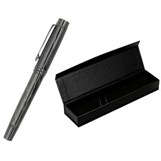 투데이리빙 프리미엄 소프트 볼펜 케이스 세트 부드러운 필기 도구 0.5mm 정밀 메탈펜 리필 교체형 문구 학용품 고급 단체 선물 판촉물 답례품, 1세트, 블랙