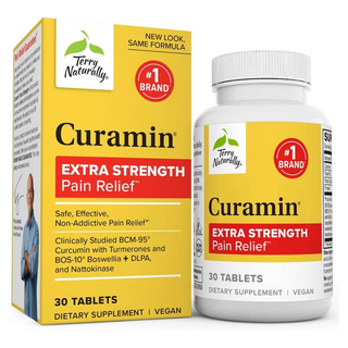 테리네츄럴리 큐라민 엑스트라 스트렝스 30정 커큐민 DLPA 보스웰리아, 1개