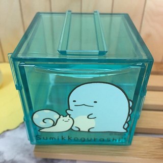 角落小夥伴 組裝式收納盒 經典卡通授權, 1個, 藍色恐龍蝸牛, 藍色恐龍蝸牛